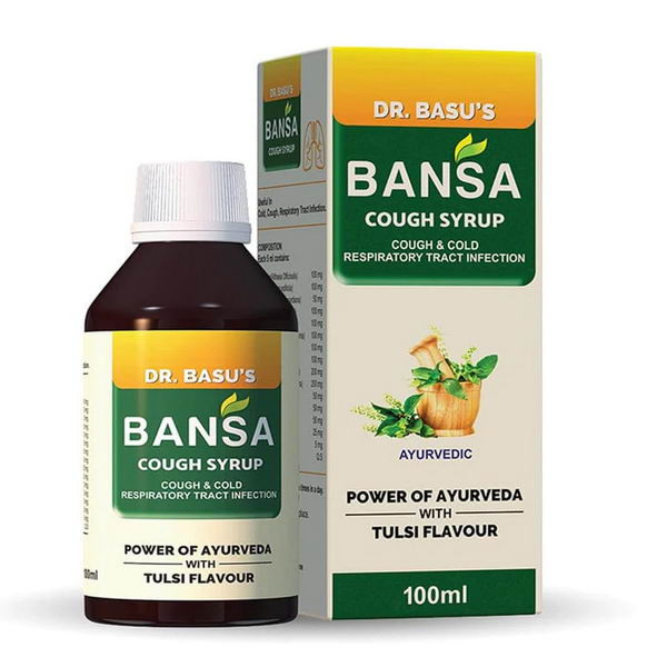 Сироп от кашля Bansa Cough Syrop, 100мл "Jagat Pharma" фото Сироп от кашля Bansa Cough Syrop, 100мл "Jagat Pharma"