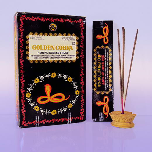 Благовония Golden Cobra Золотая Кобра фото Благовония Golden Cobra Золотая Кобра