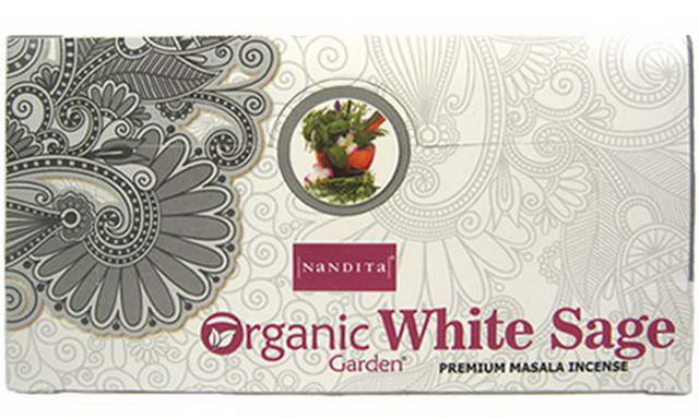 Благовония "Nandita" Organic White Sage Белый Шалфей