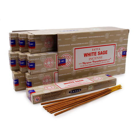 Благовония "Satya" White Sage Белый Шалфей