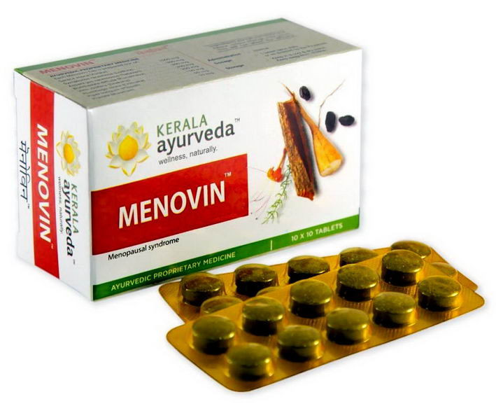 Меновин "Kerala Ayurveda" Menovin, 100таб фото Меновин "Kerala Ayurveda" Menovin, 100таб
