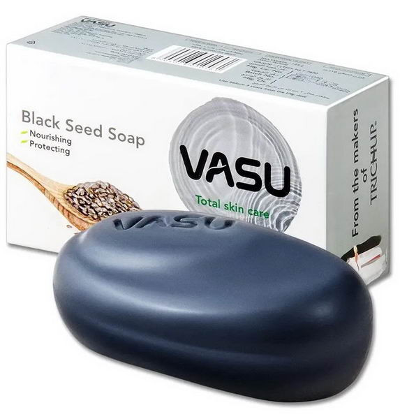 Мыло Черный Тмин "VASU", 125г Black Seed soap фото Мыло Черный Тмин "VASU", 125г Black Seed soap