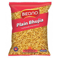 Бхуджия, готовая закуска хрустящая лапша из нутовой муки "Bikano" Plain Bhujia 200г Бхуджия, готовая закуска хрустящая лапша из нутовой муки "Bikano" Plain Bhujia 200г