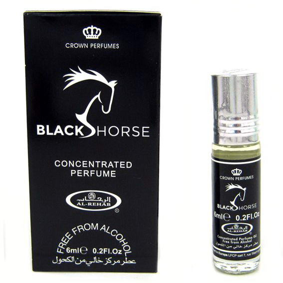 Арабское парфюмерное масло Black Horse "Al Rehab", 6мл фото Арабское парфюмерное масло Black Horse "Al Rehab", 6мл