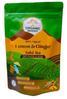 Чай Тулси Лимон и Имбирь "Organic Bharat" Tulsi Lemon Ginger, 100г Чай Тулси Лимон и Имбирь "Organic Bharat" Tulsi Lemon Ginger, 100г